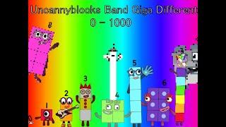 (My Most Popular Views) Uncannyblocks Band Giga Different Series 1 (Not made for kids)