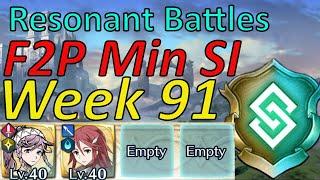 Resonant Battles Week 91 2 Guides: F2P Min SI  &  Harmonics inclusion