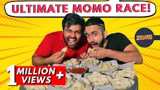 Momos Challenge at Dolma Aunty | Best Momos in Delhi | Indian Street Food | Challenge Accepted #29