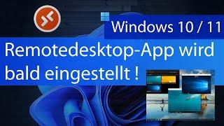 Microsoft entfernt demnächst die Remotedesktop-App für Windows