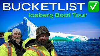 THE ICEBERG CAPITAL OF THE WORLD..Touring ICEBERGS by boat in Twillingate, NEWFOUNDLAND!!!