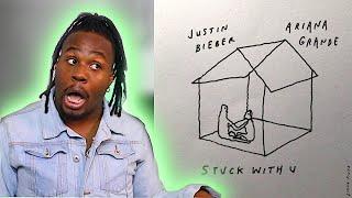 ARIANA GRANDE, JUSTIN BIEBER "STUCK WITH U" REACTION!