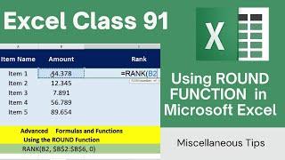 Mastering the ROUND Function in Excel: Simplifying Your Data