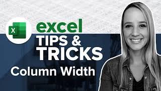 Excel Hack - Fast Shortcut for Formatting Column Width