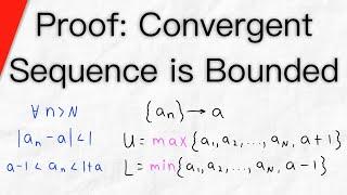 Proof: Convergent Sequence is Bounded | Real Analysis