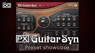 UVI PX Guitar Syn | Preset Showcase