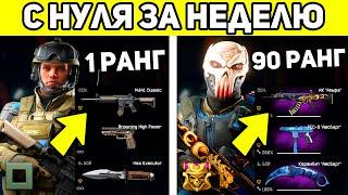 МОЖНО ЛИ АПНУТЬ 90 РАНГ ЗА НЕДЕЛЮ В WARFACE С НУЛЯ? / КАК БЫСТРО ПРОКАЧАТЬСЯ В ВАРФЕЙС 2022?