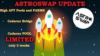 Astroswap Update ¦ Launch VELAS/CADARNO ¦ STAKING HIGH APY ¦ Bridge ¦ Chris Crypto Campus