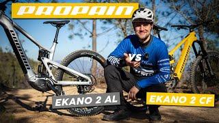 PROPAIN Ekano 2 AL vs. 🟡Ekano 2 CF | Emtb Vergleichstest | Technik, Uphill, Downhill