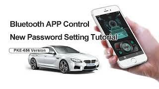 【bdb-icar】PKE 656 Phone APP Control Bluetooth Connection Password Change Method