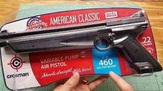 Crosman 1322 Review .22 caliber air pistol shooting test pellet gun