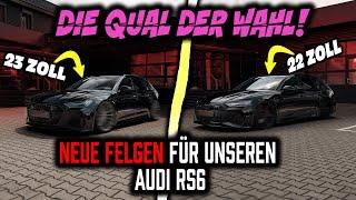 Die Qual der Wahl! Neue Felgen für unseren Audi RS6 Perfomance  Top Secret Tuning