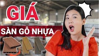 Giá sàn gỗ nhựa ngoài trời bao nhiêu 1m2 | Báo giá sàn gỗ nhựa