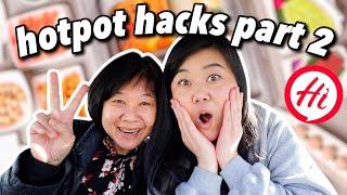 Trying VIRAL HAIDILAO HOTPOT HACKS PART 2! *we were SHOOK AGAIN* 