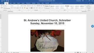 Creating a Booklet in Word