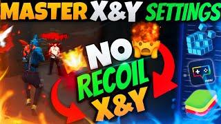 Best SECRET X And Y Sensitivity Settings For No Recoil X&Y Free Fire PC | Bluestacks 5 | Msi 5