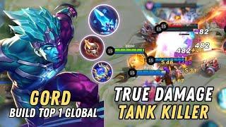 Support Killer!! Gord MVP 13.0 Points, Super Intense Battle!! - Build Top 1 Global Gord ~ MLBB