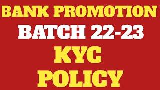 PROMOTION WITH ASHOK KYC POLICY