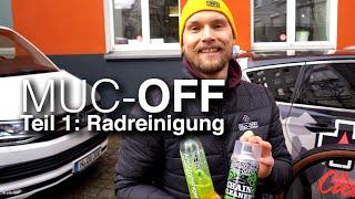 Muc-Off Teil 1/3: Radreinigung mit Nano Tech Bike Cleaner, Brush Kit, Sponge, Drivetrain Cleaner