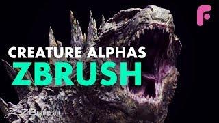 Making Killer Creature Alphas for ZBrush