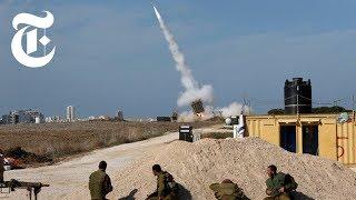 Iron Dome in Action in Israel: Shooting Down Rockets | The New York Times