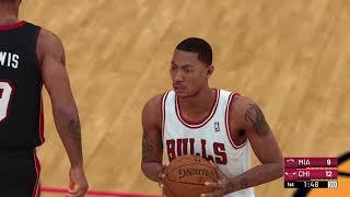 NBA 2K19 - Miami Heat "12-"13 vs Chicago Bulls "10-"11 Full Match Gameplay (Classic Teams)(4k 60fps)