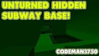 Unturned Hidden Subway Base on Russia!