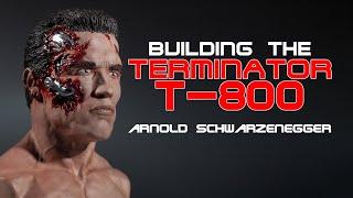 Painting The Bust Of The Terminator T-800 aka Arnold Schwarzenegger