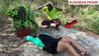 SHE COLLAPSED! Intense Ghana Bushman Prank 2024.