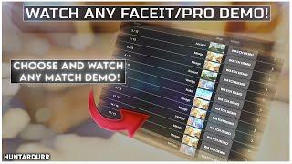 How to watch YOUR Faceit & any PRO Demo in CS2