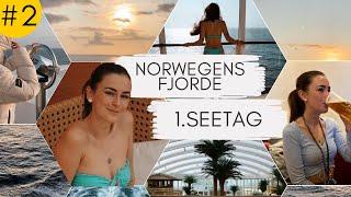 AIDAPerla Vlog #2 - Norwegens Fjorde: Ereignisreicher 1. Seetag  | Denise Darleen