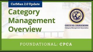 Category Management Overview Course Preview