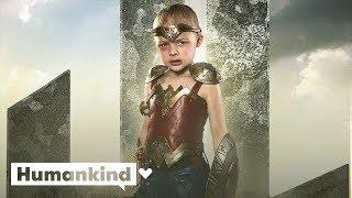 Tiny Wonder Woman meets Gal Gadot | Humankind