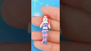 How To Make Mini Mermaid Toy For Barbie  | MINIATURE IDEAS FOR DOLLHOUSE | #Shorts