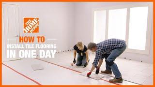 Install Porcelain Tile in One Day with QuicTile by @DaltileTile | The Home Depot