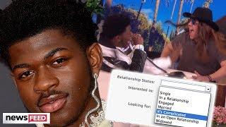 Lil Nas X Opens Up On Relationship Status & Gets Scared By Billy Ray Cyrus Look-A-Like!