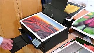 Epson ET-8550, or L8180 printer - Printing large colour image in real time.