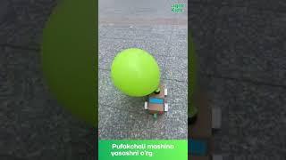 Pufakchali mashina yasashni o'rganamiz! | Car from cardboard diy