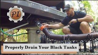 How to Empty Black Tanks & Toilet Disaster // RV Living