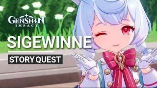 Sigewinne Story Quest HD Complete | The Warmth Of Lies Nereides Chapter: Act 1 | Genshin Impact 4.7