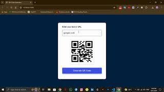 QR Code generator | CodeCrafter | video # 08