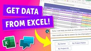 How to Lookup EXCEL DATA with Microsoft Power Virtual Agents