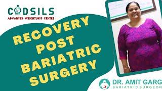 Recovery after bariatric surgery I Dr Amit Garg I Best bariatric surgeon in Mohali Punjab I Fat loss