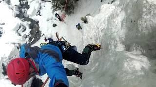 Ice climbing accident