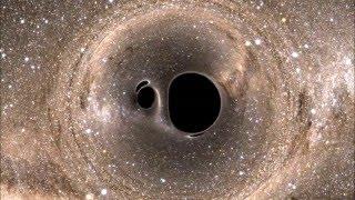 Жуткий звук черной дыры. Sound of two black holes colliding