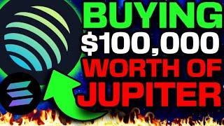 I BOUGHT $100,000 OF JUPITER ($JUP) ON SOLANA!!! - 2024 PRICE PREDICTION!