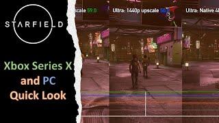 Starfield Quick Look: Performance on Xbox and PC