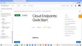 Cloud Endpoints Qwik Start || Lab Tutorial | Step By Step Tutorial || GDSC 2023