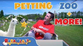 Visit a Petting Zoo and Meet Paul Bunyan! | Educational Videos for Kids | Baba Blast!