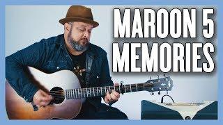 Maroon 5 Memories (Easy Acoustic) Guitar Lesson + Tutorial